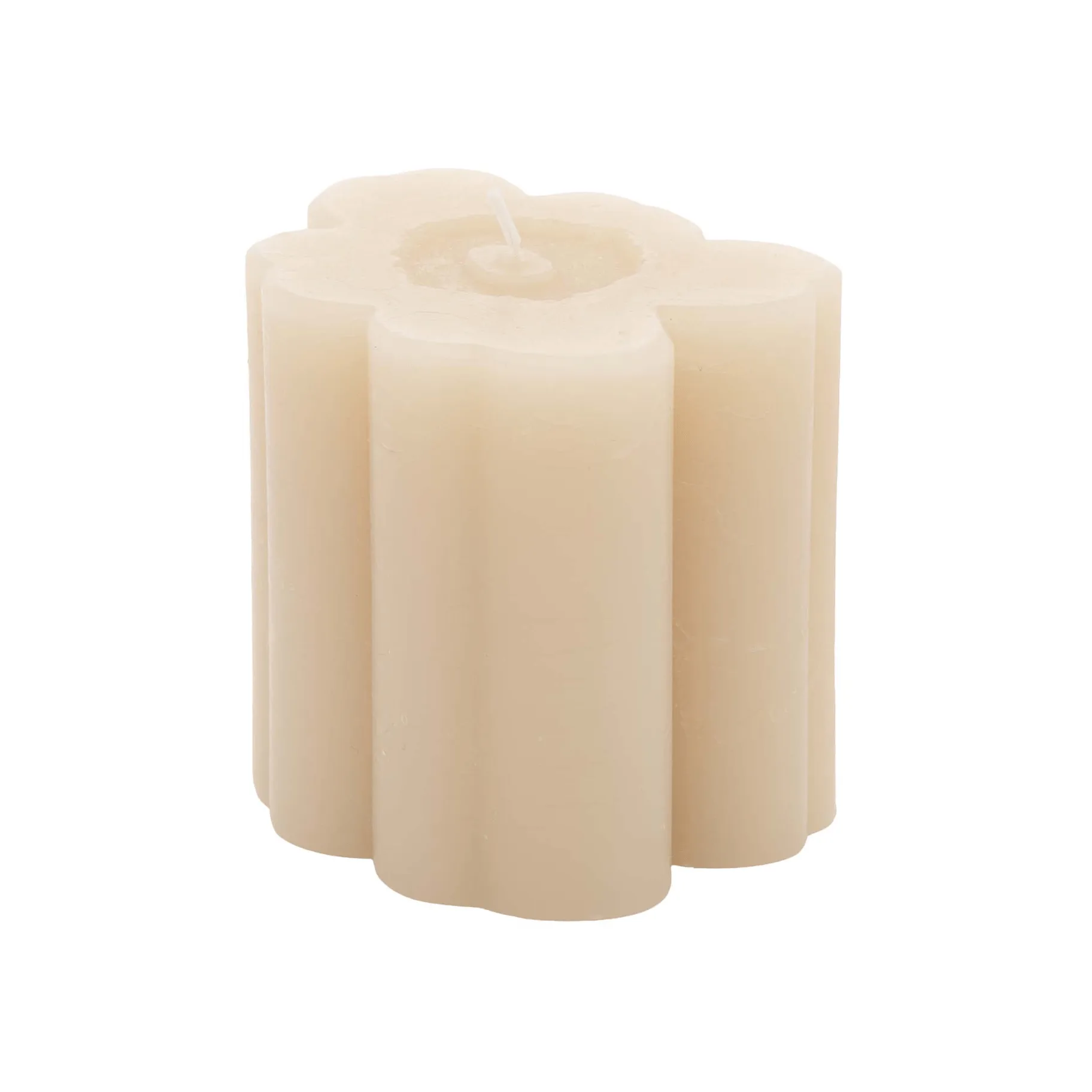 Unikko Shape candle, Beige Marimekko