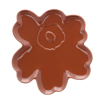 Unikko shape plate - Chestnut - Marimekko