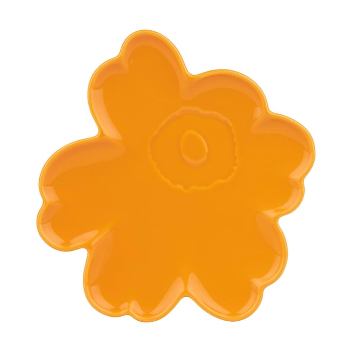 Unikko Shape saucer 20 cm - Yellow - Marimekko