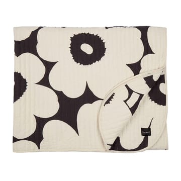 Unikko sheet 160x260 cm - charcoal, off white - Marimekko