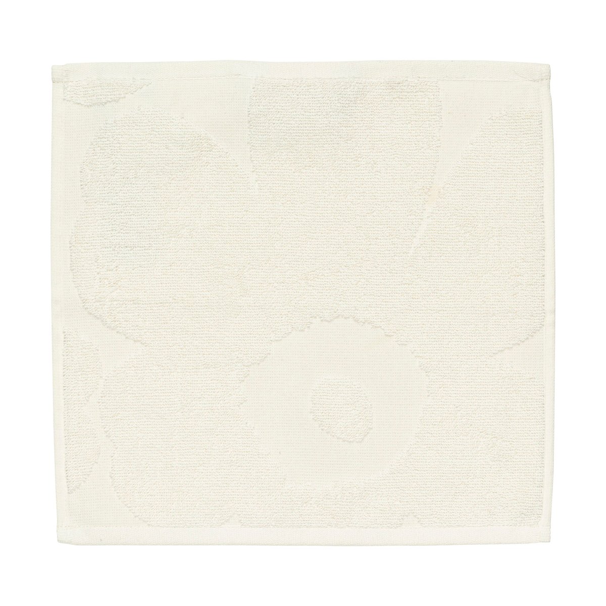 Marimekko Unikko solid mini towel 32x32 cm Ecru