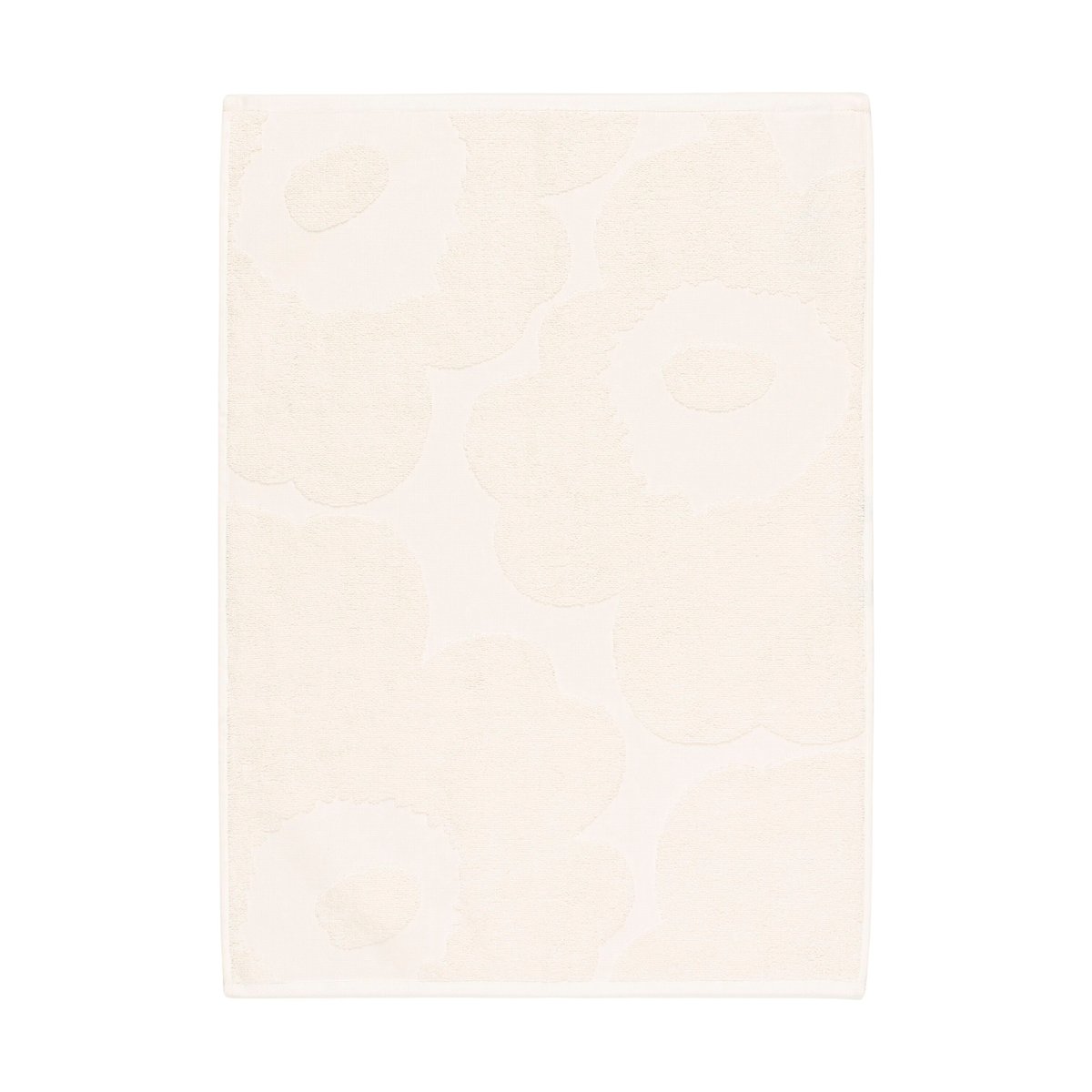 Marimekko Unikko solid towel 50x70 cm Ecru | Scandinavian Design | Bath towels | Beige