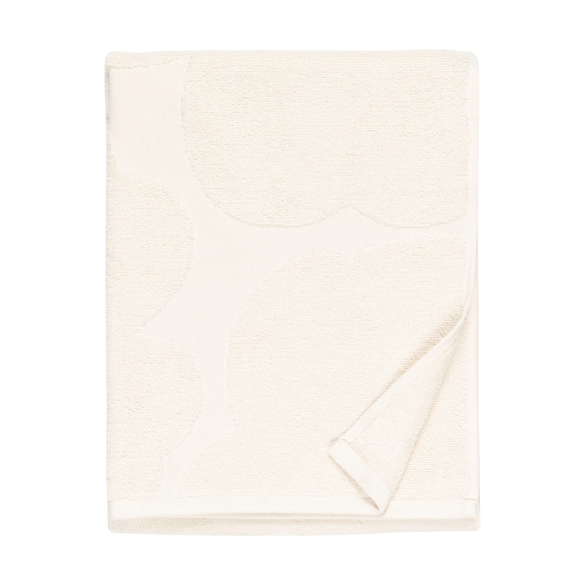 Unikko solid towel 50x70 cm, Ecru Marimekko
