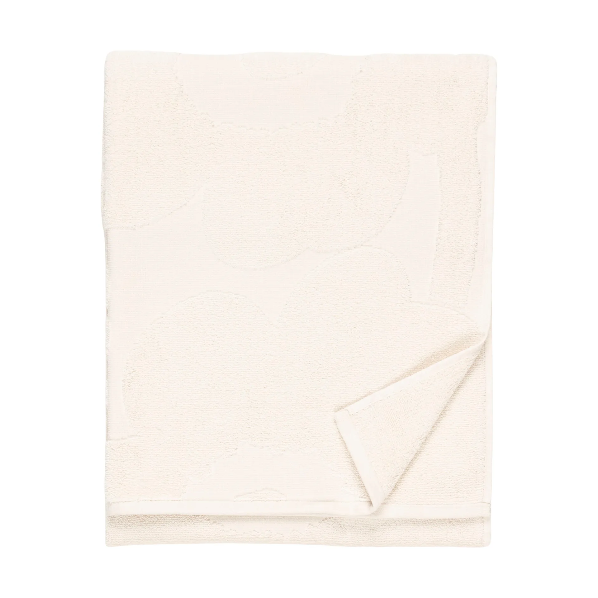 Unikko Solid Towel Set 4 Pieces, Ecru Marimekko