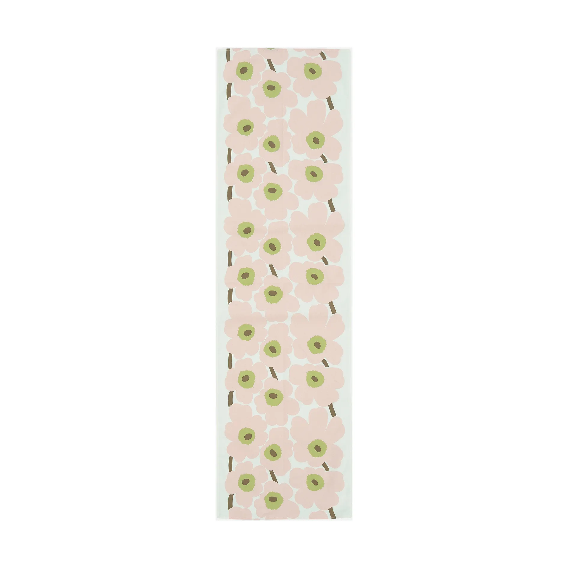 Unikko table runner 45x140 cm, Off white-pink-pear-sand Marimekko
