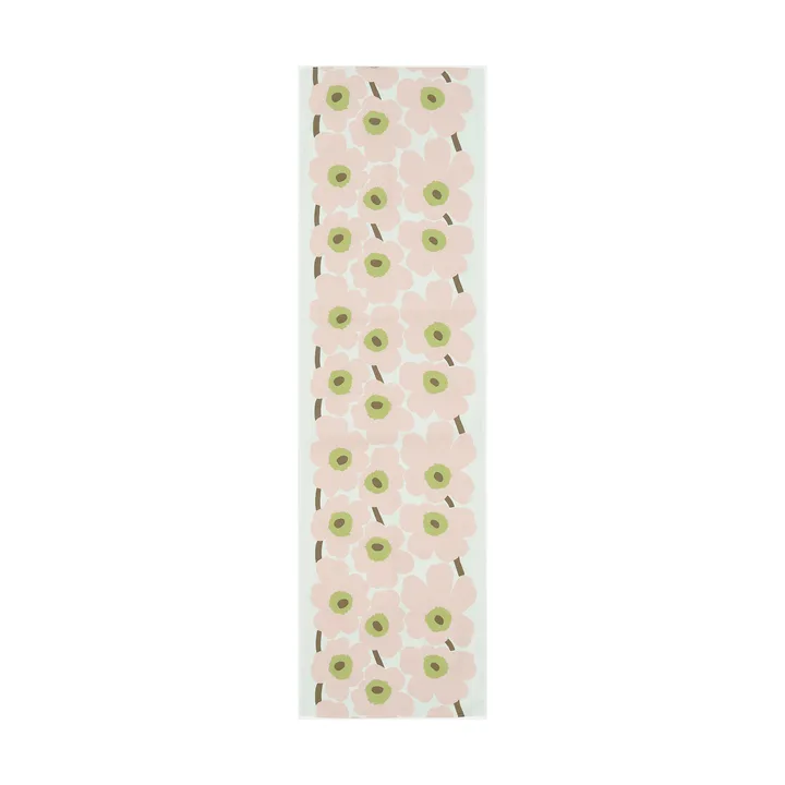 Unikko table runner 45x140 cm - Off white-pink-pear-sand - Marimekko