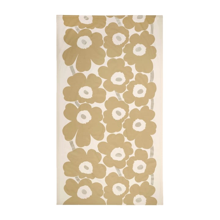 Unikko tablecloth 140x250 cm - Beige-silver-white - Marimekko
