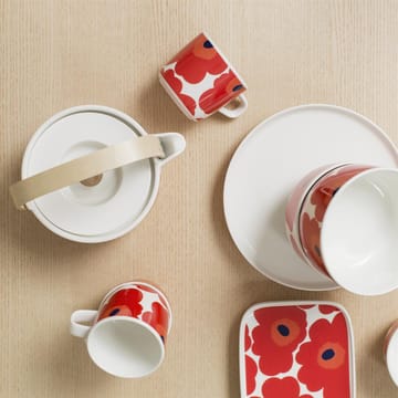 Unikko teapot 0,7 l - Red-white - Marimekko