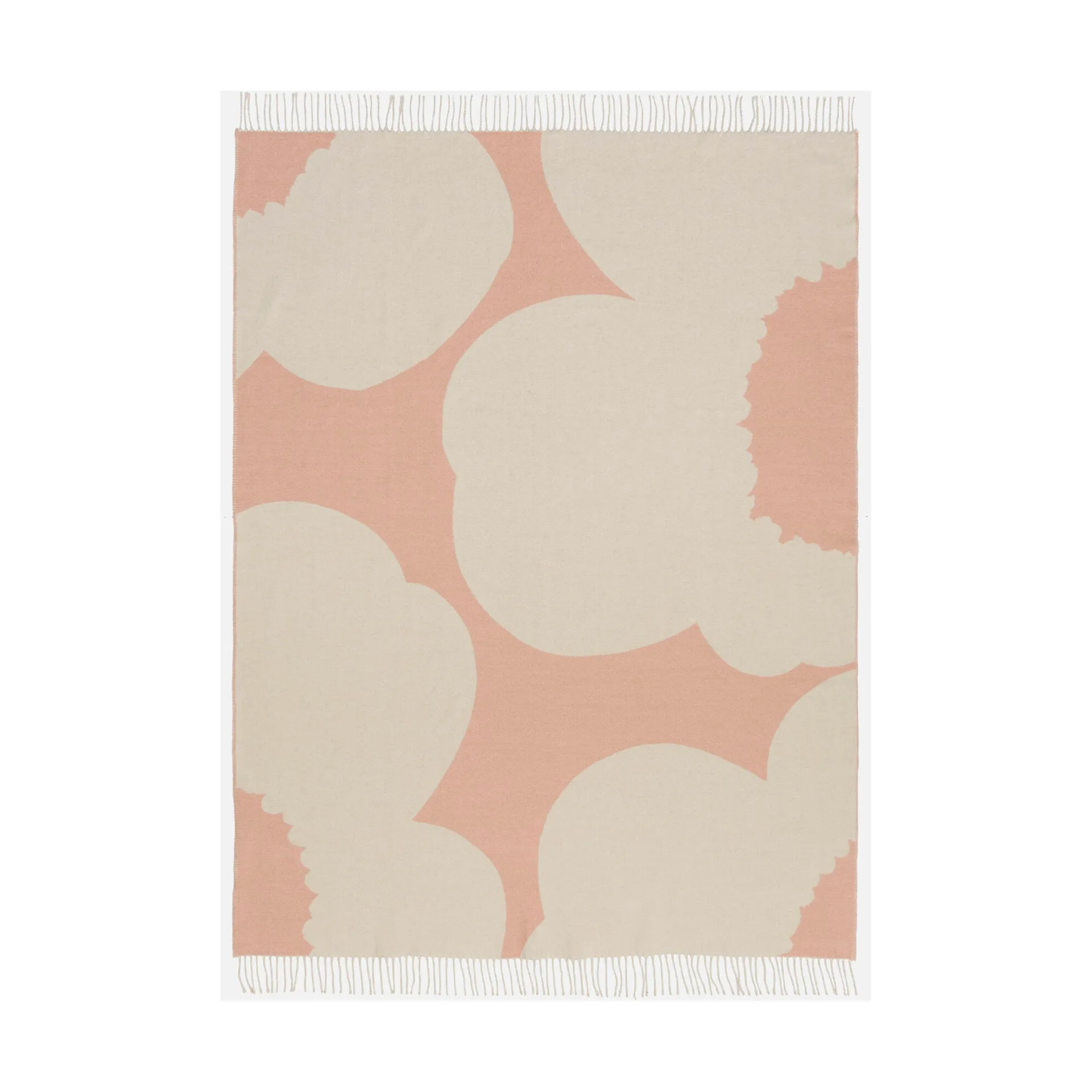 Unikko throw 130x180 cm, Pink Marimekko