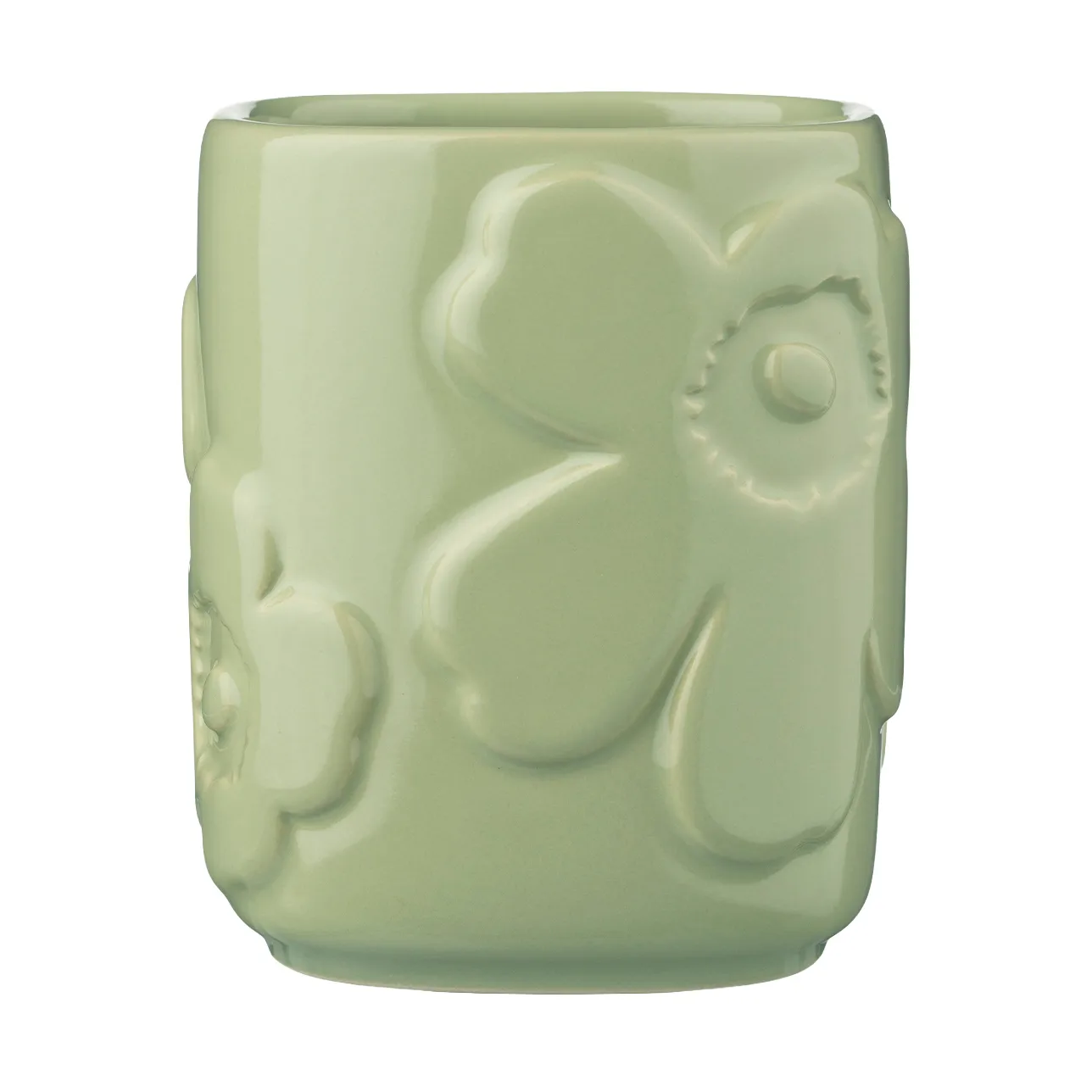 Unikko toothbrush holder, Pear Marimekko