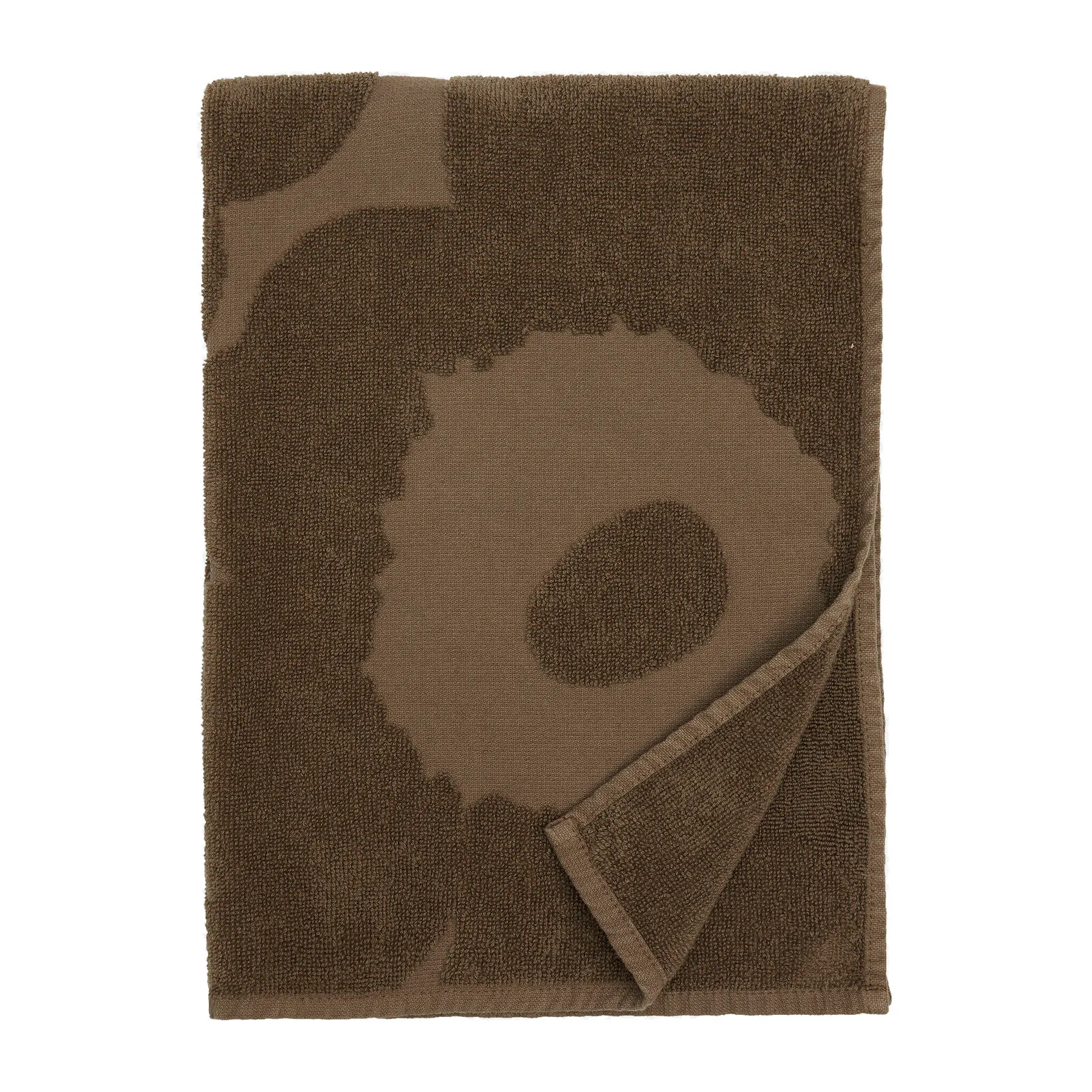 Unikko towel 47x70 cm, dark sand Marimekko
