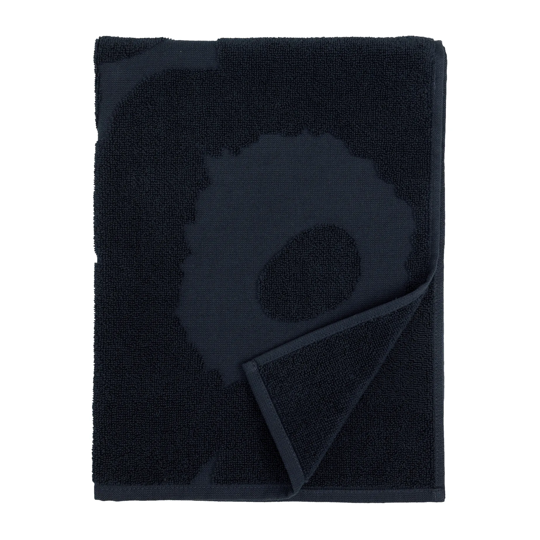 Unikko towel 50x70 cm, Dark blue Marimekko