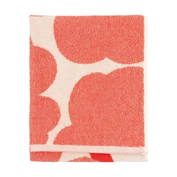 Unikko towel 50x70 cm - Off white-orange red - Marimekko