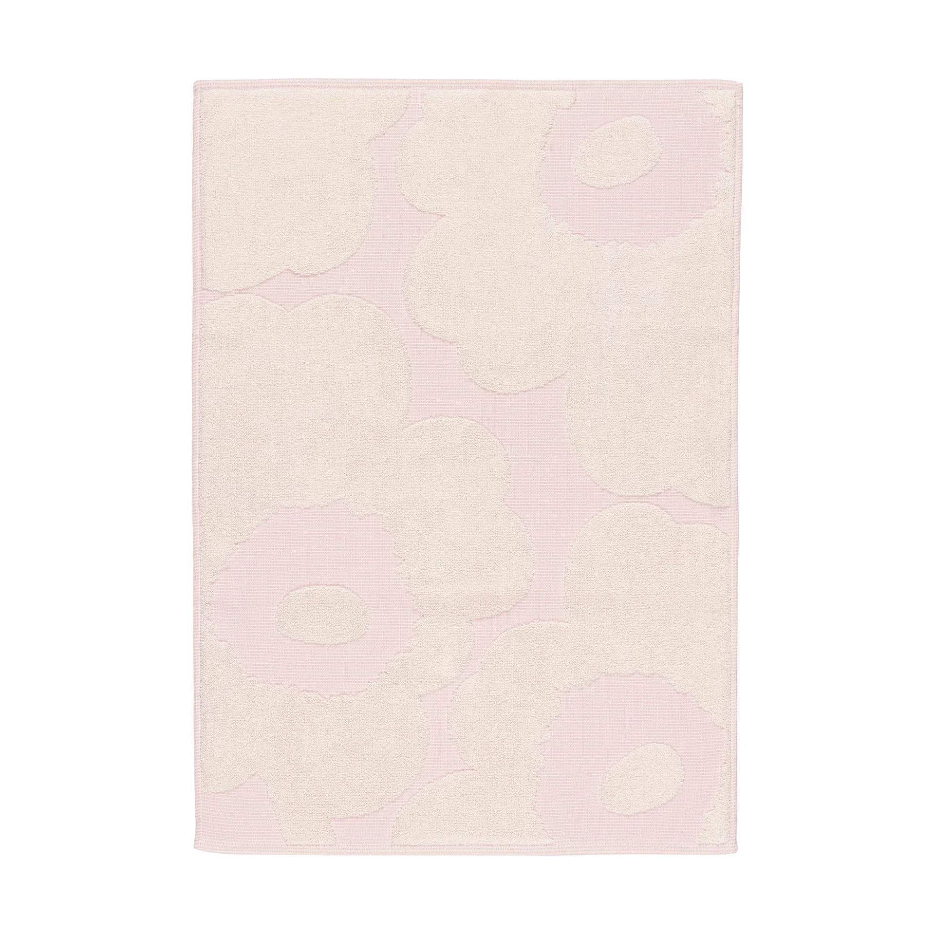 Unikko towel 50x70 cm, White-light pink Marimekko