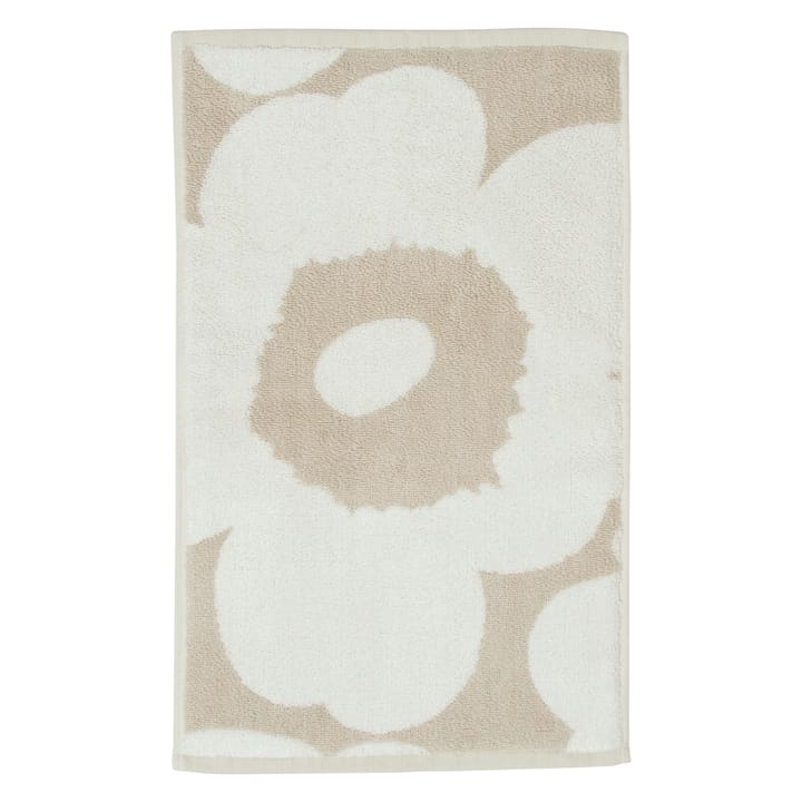 Unikko towel beige-white, 30x50 cm Marimekko