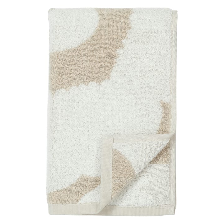 Unikko towel beige-white, 30x50 cm Marimekko