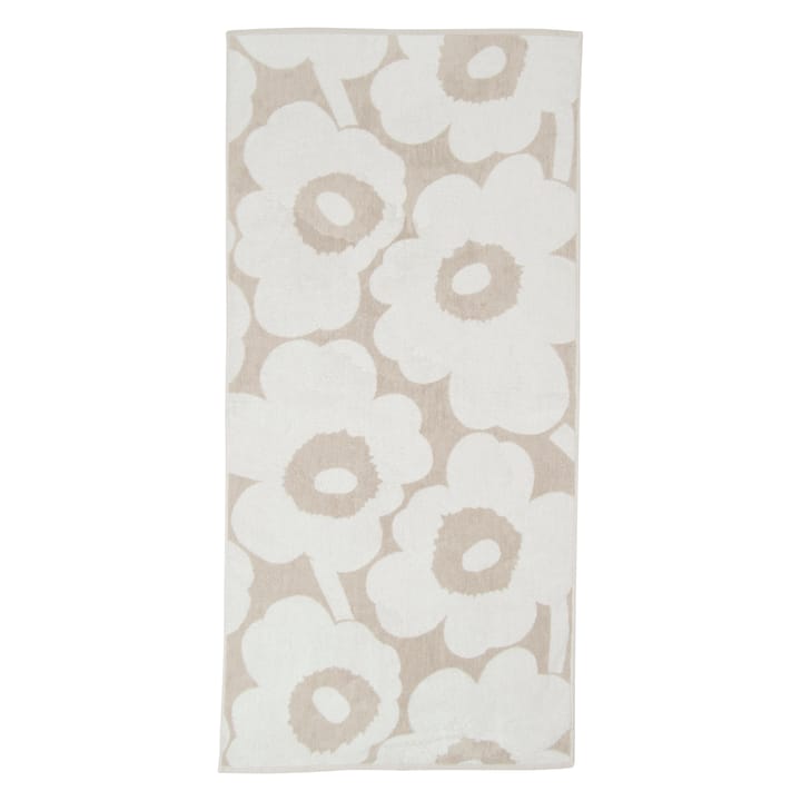 Unikko towel beige-white - 70x150 cm - Marimekko