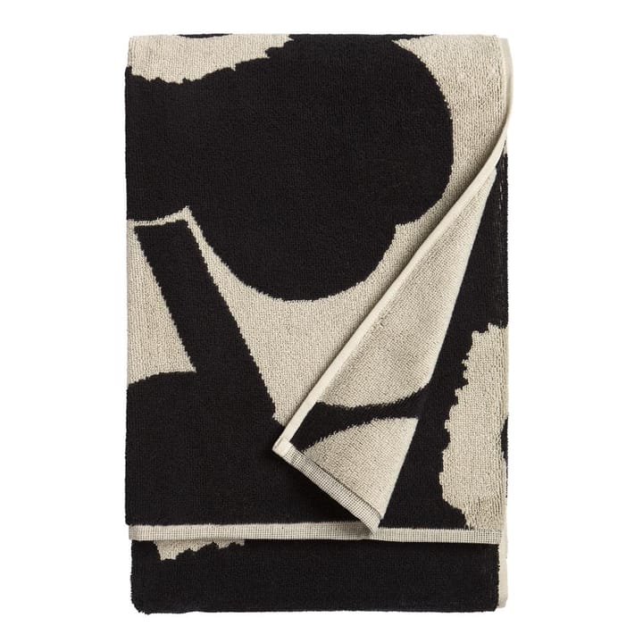 Unikko towel black-sand, bath towel Marimekko