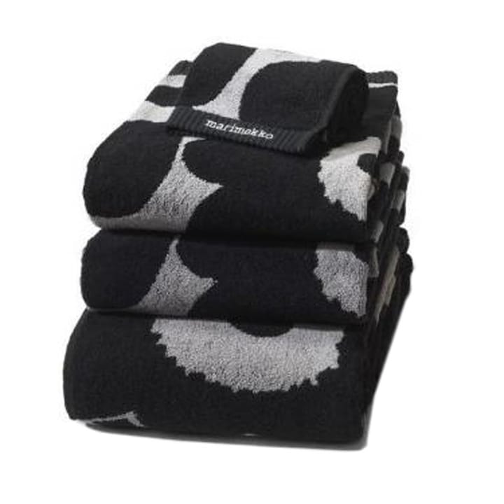 Unikko towel black-sand, bath towel Marimekko