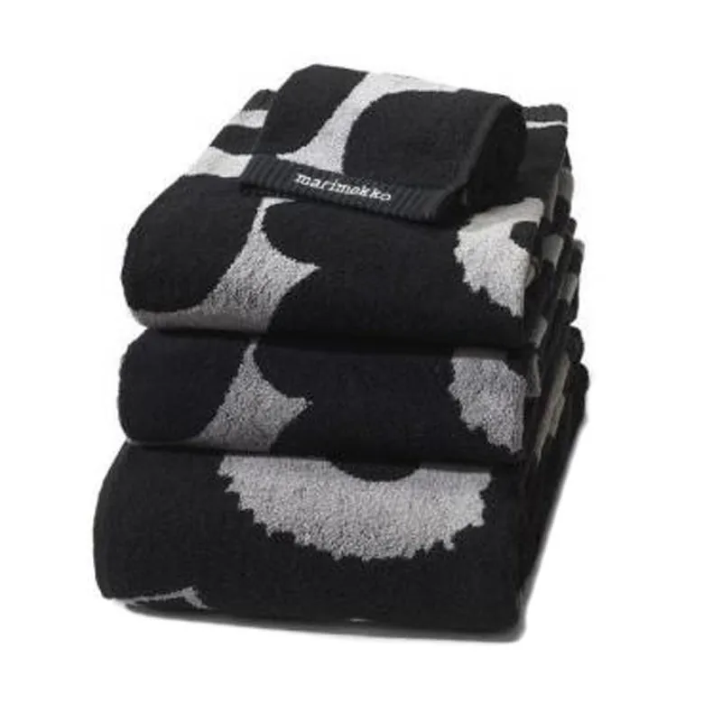 Unikko towel black-sand, towel Marimekko