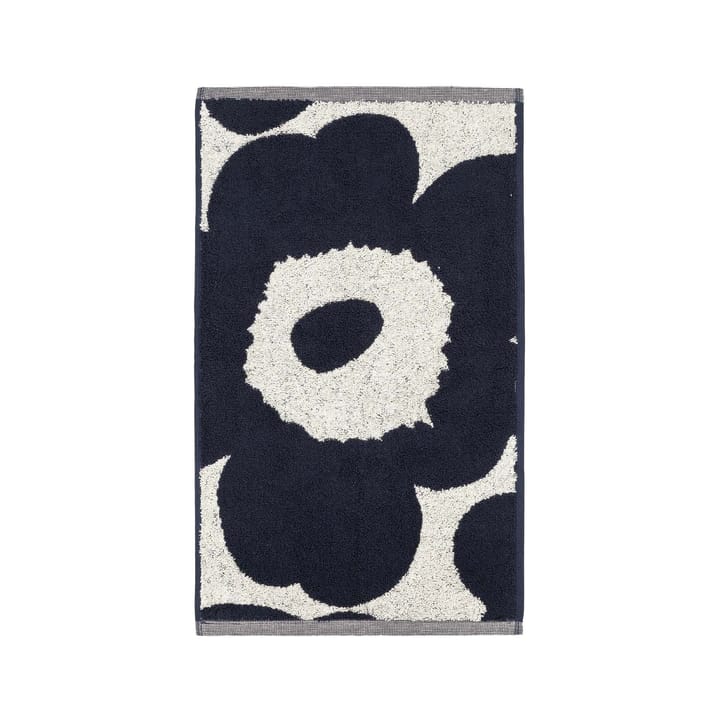 Unikko towel natural white dark blue from Marimekko NordicNest