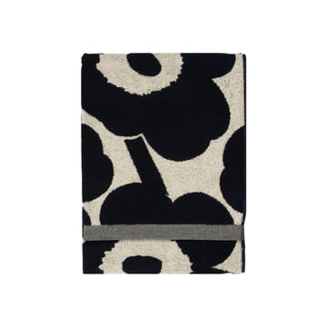 Unikko towel natural white-dark blue - 70x150 cm - Marimekko