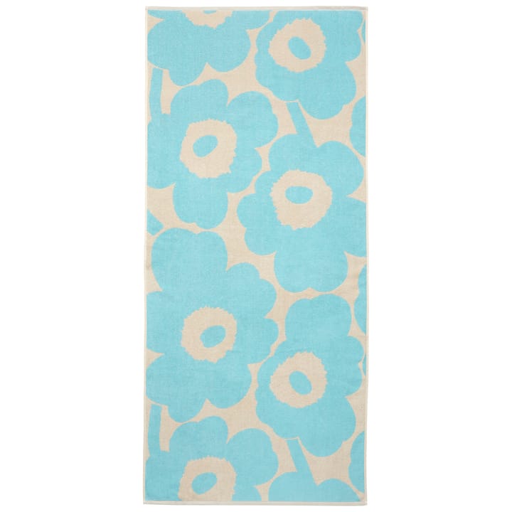 Unikko towel off white-light blue - 70x150 cm - Marimekko
