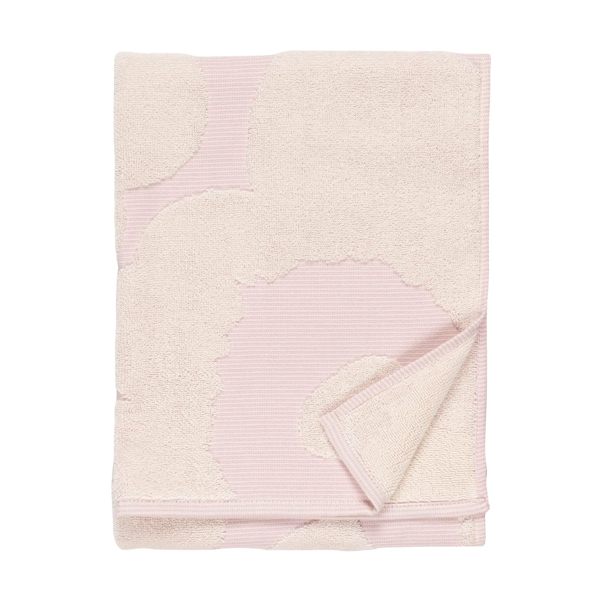 Unikko towel set 3 pieces, White-light pink Marimekko