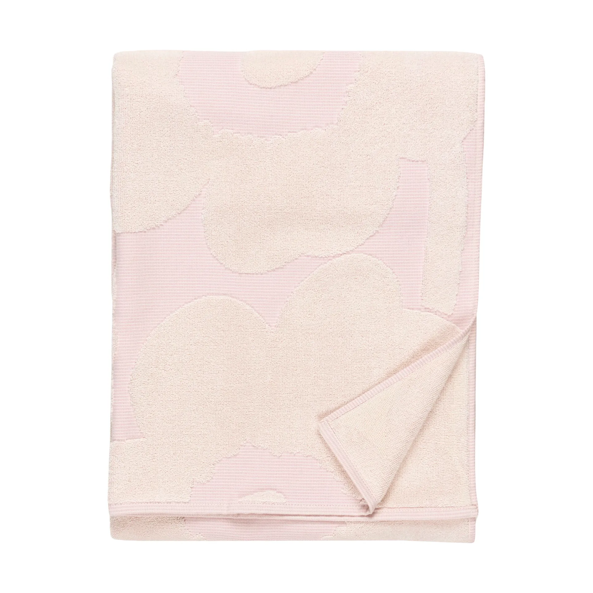 Unikko towel set 3 pieces, White-light pink Marimekko