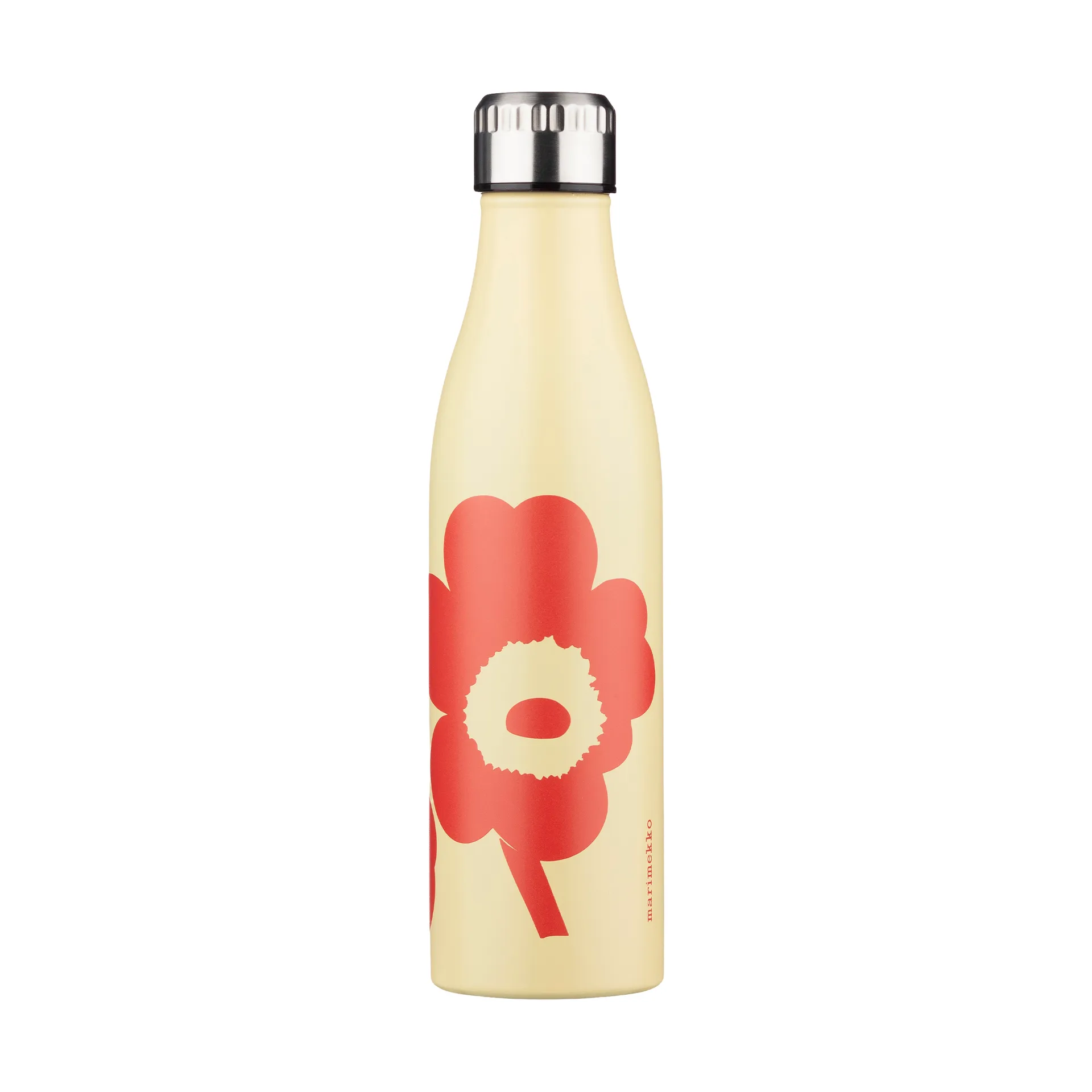 Unikko water bottle, Sand-orange red, 0.5 L Marimekko
