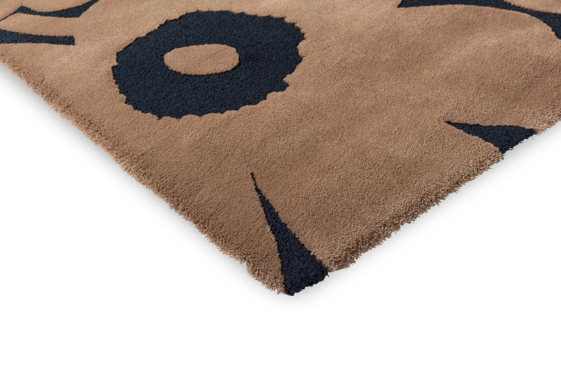 Unikko wool rug, Beige, 250x350 cm Marimekko