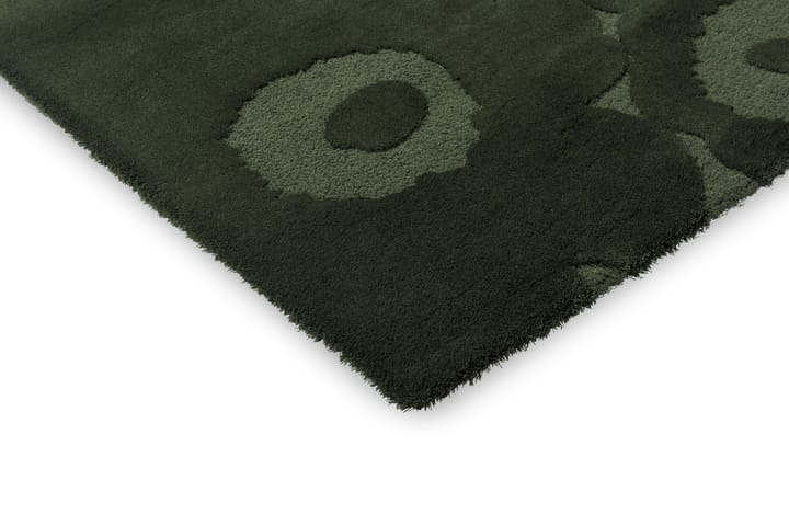 Unikko wool rug - Dark green, 200x300 cm - Marimekko