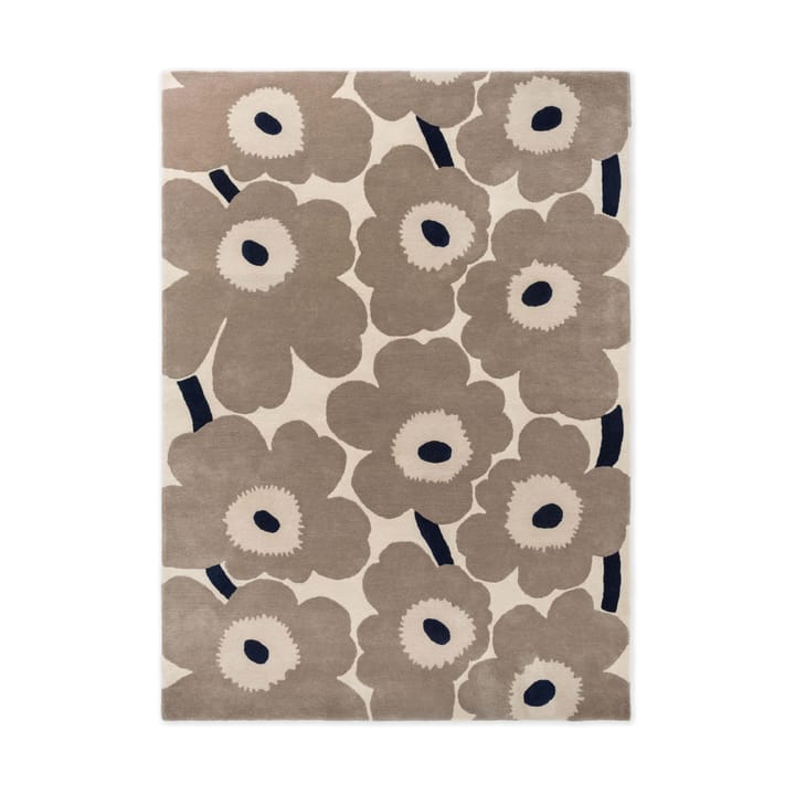 Unikko wool rug - Greige, 140x200 cm - Marimekko