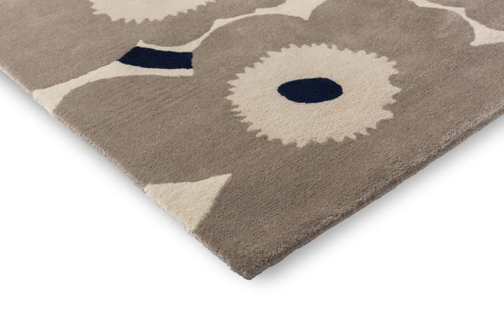 Unikko wool rug - Greige, 140x200 cm - Marimekko