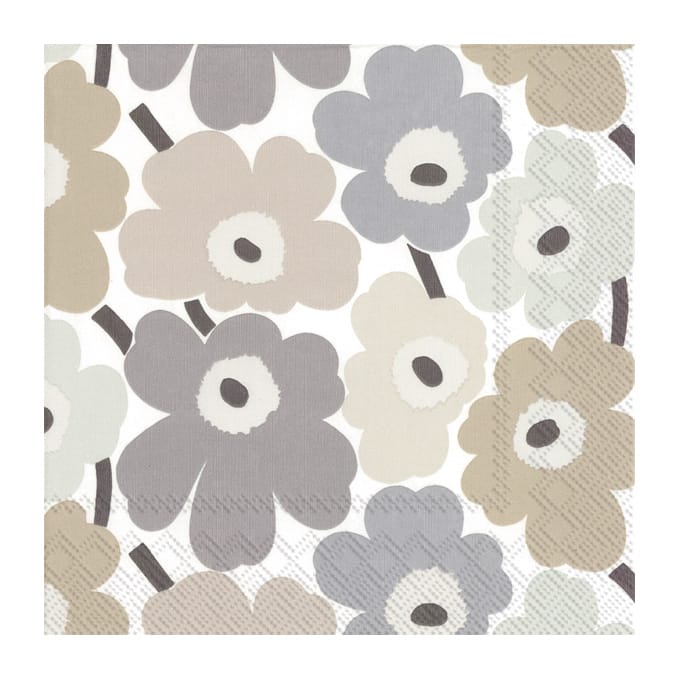 Unikot napkin 33x33 cm 20-pack - Linen - Marimekko