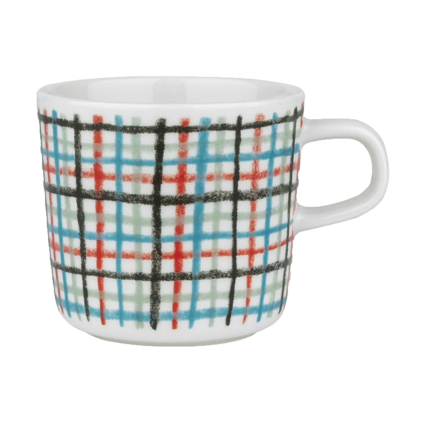 Urdimbre cup 2 dl, White-red-sage-petrol blue Marimekko