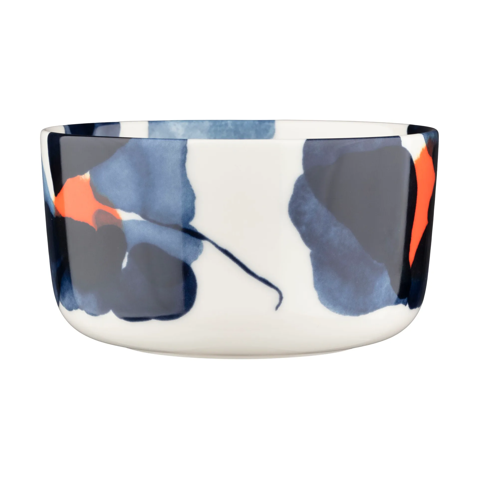 Valssi bowl 5 dl, White-dark blue-orange Marimekko