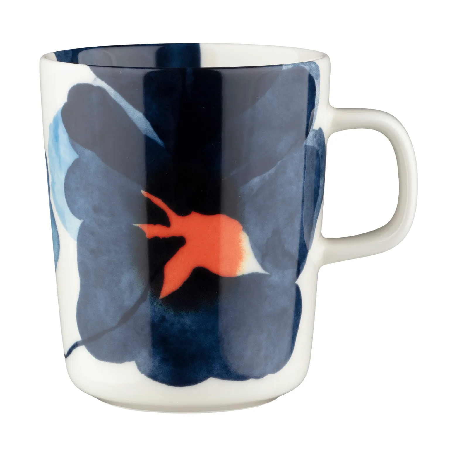 Valssi mug 25 cl, White-blue-orange Marimekko