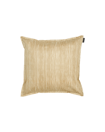 Varvunraita cushion cover 40x40 cm, Gold Marimekko
