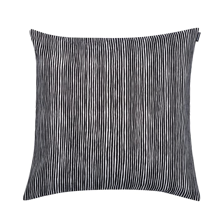 Varvunraita cushion cover - black-white - Marimekko