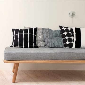Varvunraita cushion cover - black-white - Marimekko