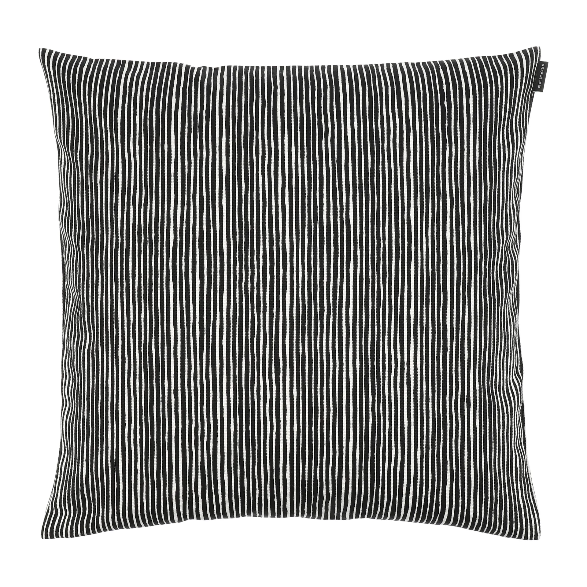 Varvunraita cushion cover, black-white Marimekko