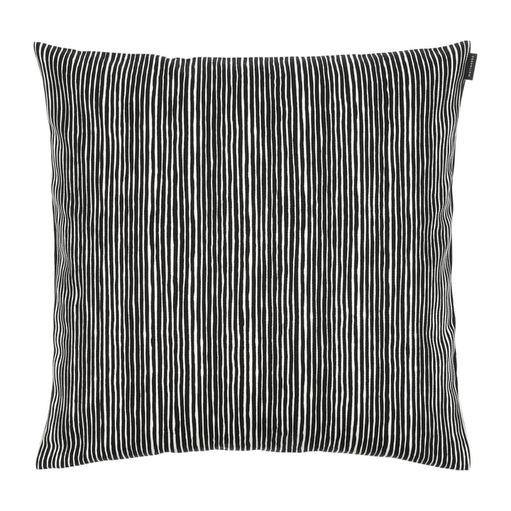 Varvunraita cushion cover - black-white - Marimekko