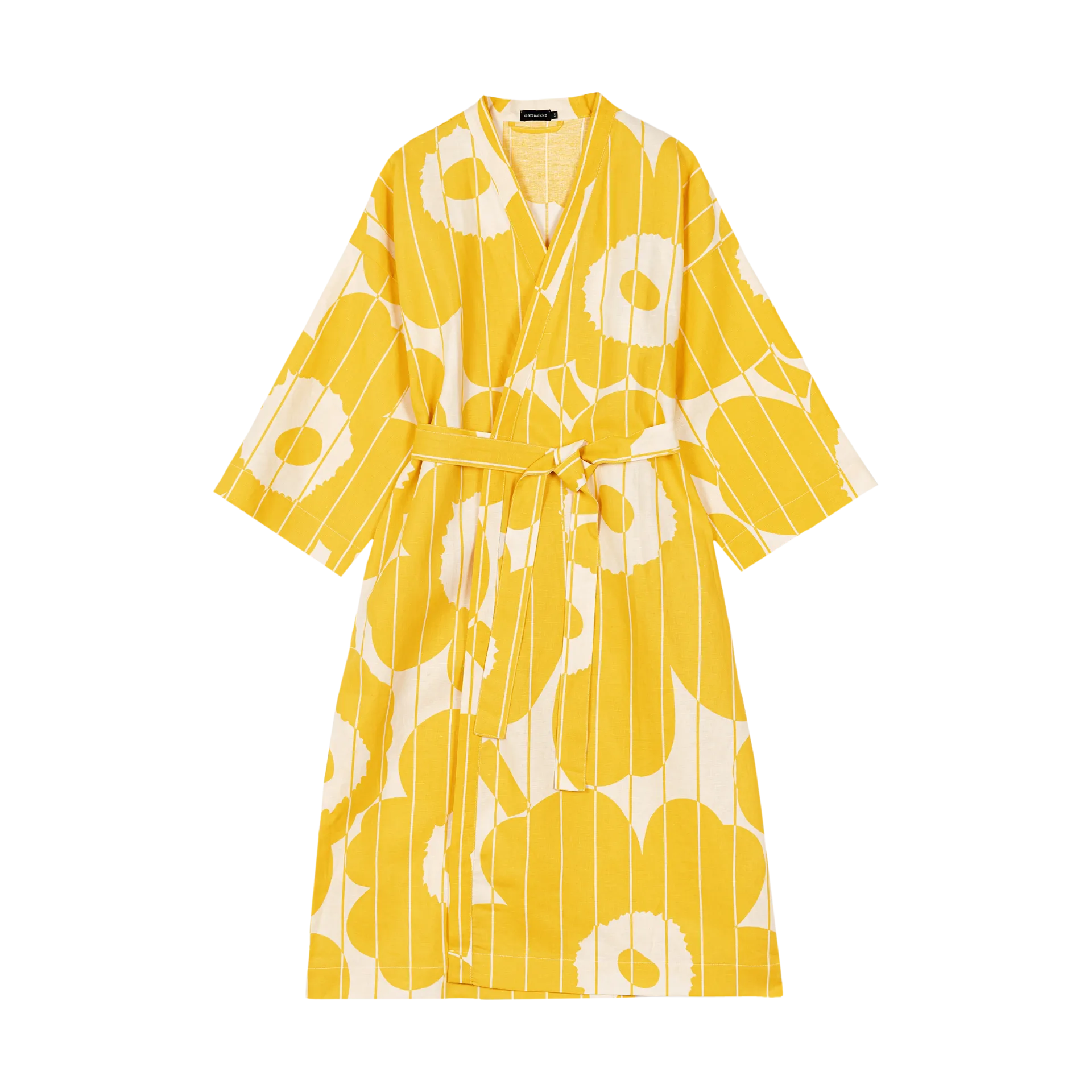 Vesi Unikko bathrobe L/XL, Spring yellow-ecru Marimekko