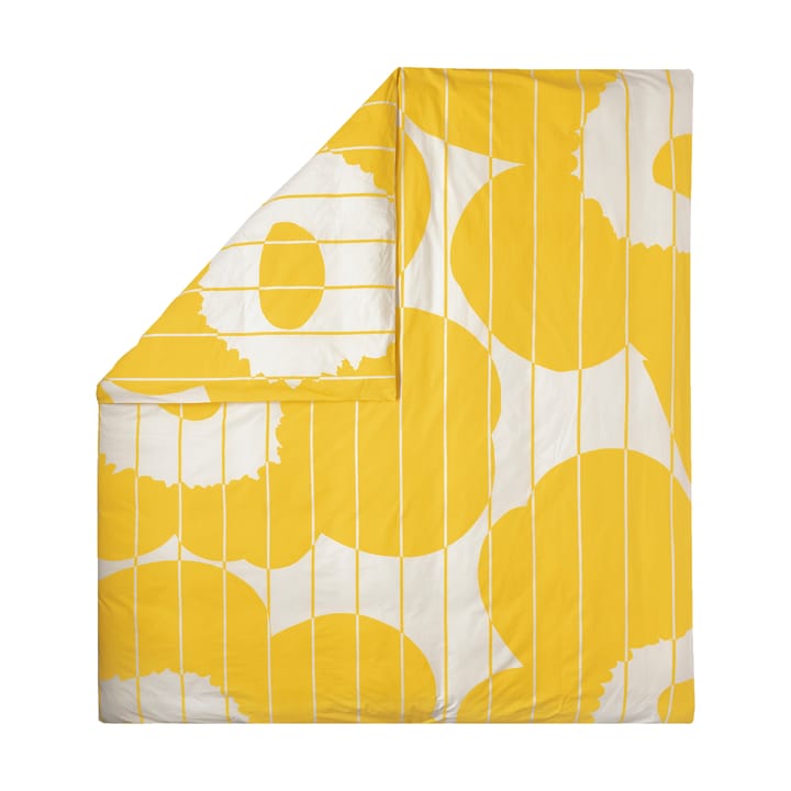 Vesi Unikko duvet cover 220x240 cm, Spring yellow-ecru Marimekko
