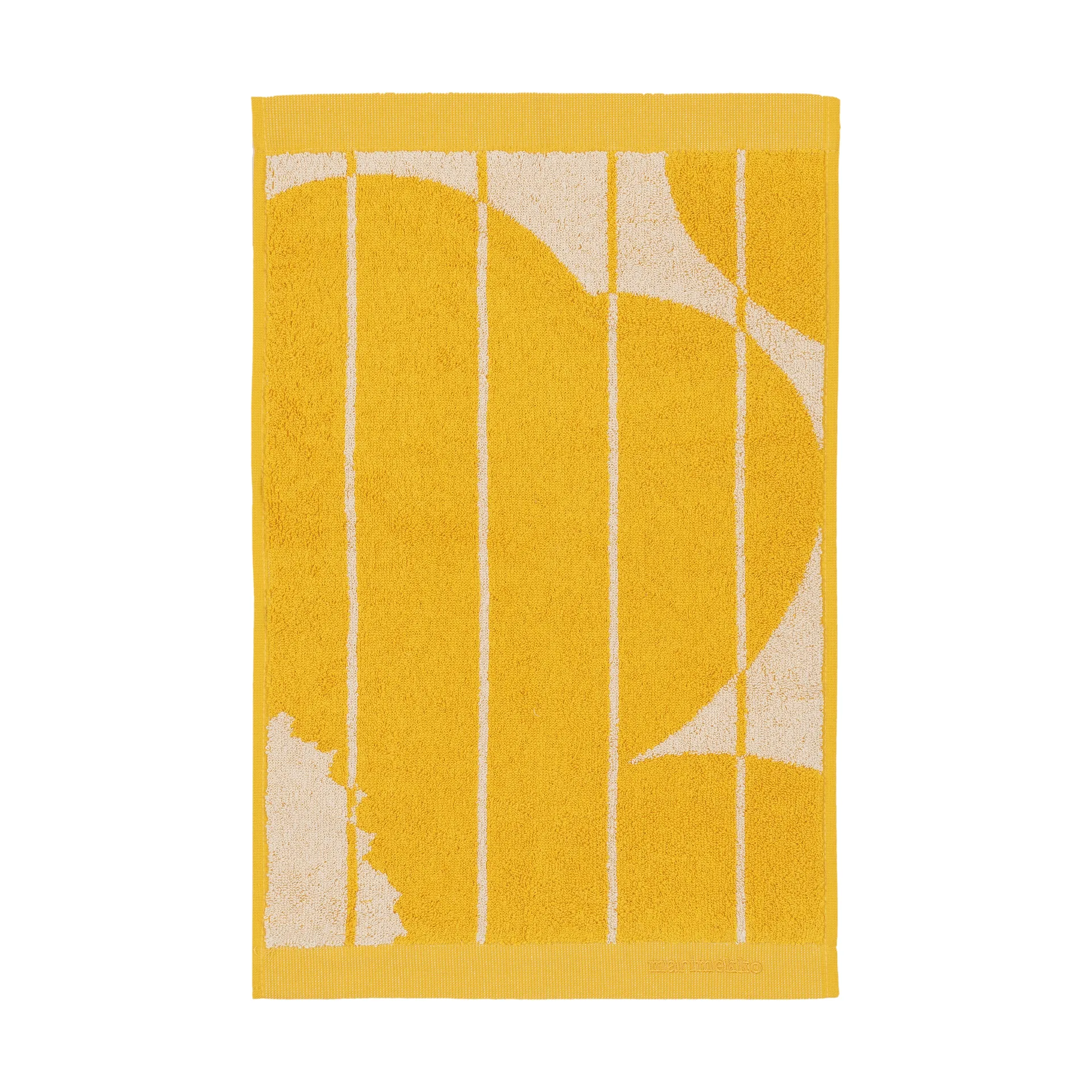 Vesi Unikko guest towel 30x50 cm, Spring yellow-ecru Marimekko