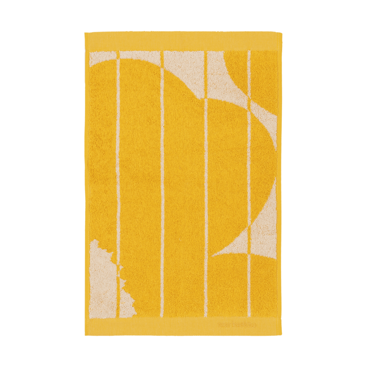 Vesi Unikko guest towel 30x50 cm - Spring yellow-ecru - Marimekko