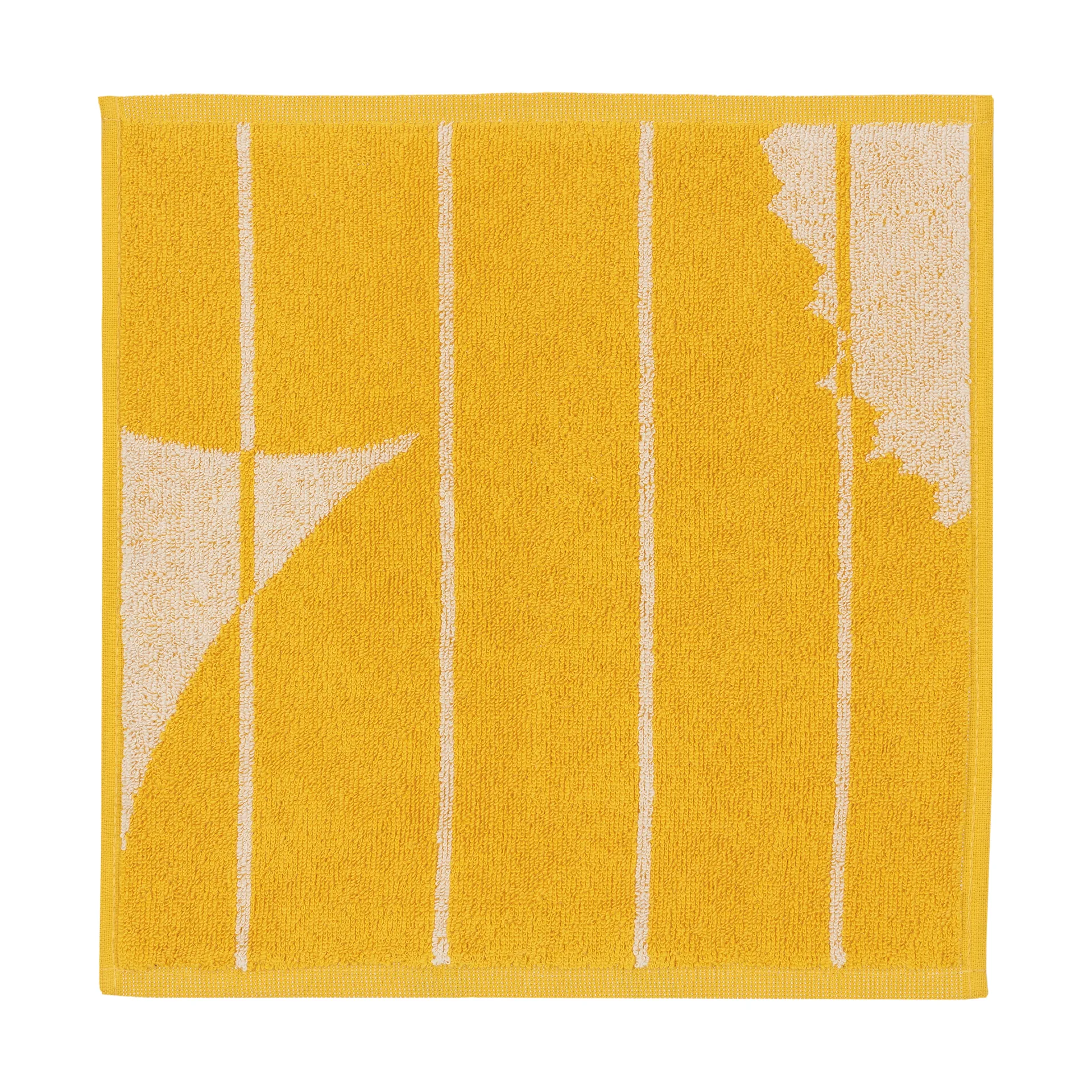 Vesi Unikko Mini towel 30x30 cm, Spring yellow-ecru Marimekko