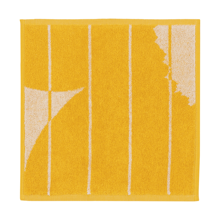 Vesi Unikko Mini towel 30x30 cm - Spring yellow-ecru - Marimekko