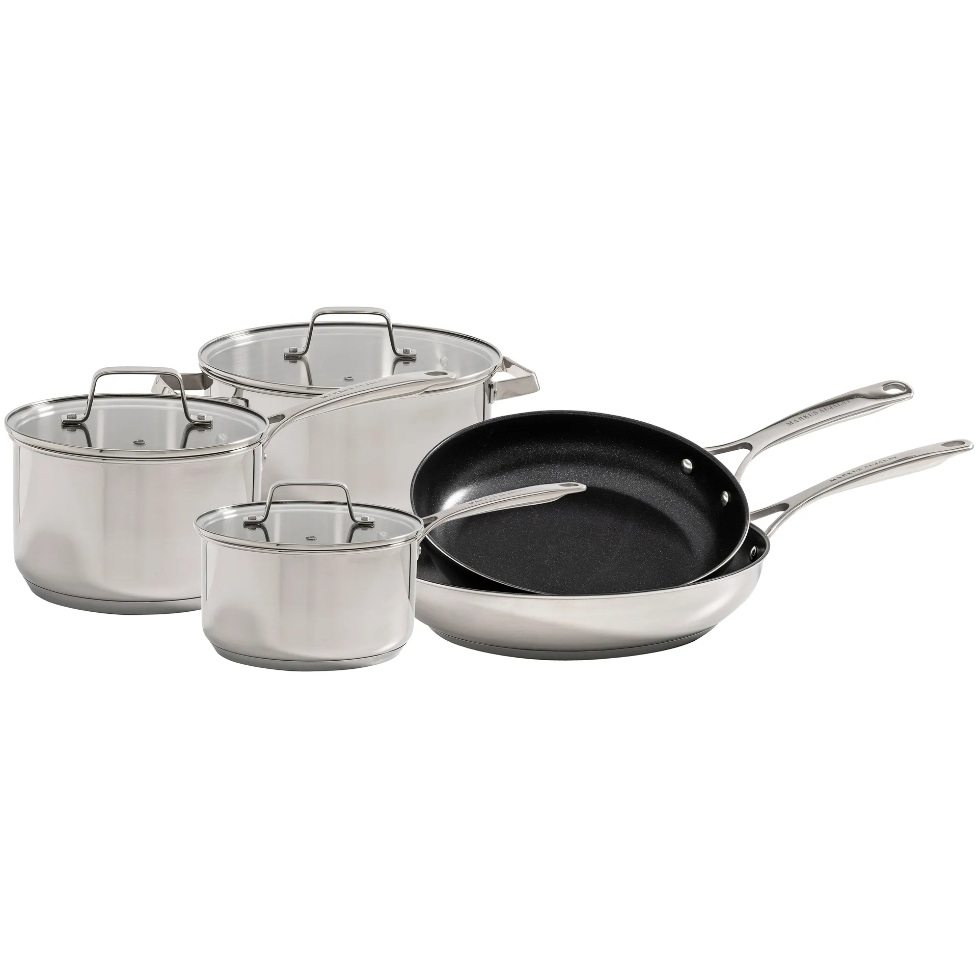 Markus Classic stew- & saucepan set, 8 pieces Markus Aujalay